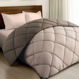 Story@home Beige & Brown Microfiber AC Room Double Bed Comforter-image-32