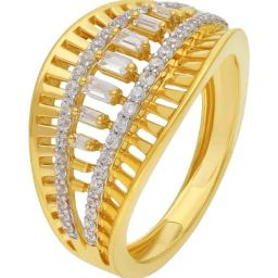 Malabar Gold and Diamonds 22k (916) Yellow Gold Ring for Women-picture-49