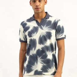United Colors of Benetton Blue Cotton Printed T-Shirt-image-54