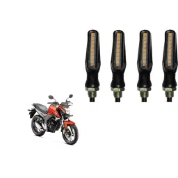 Cartronics Sleek Pencil Type Yellow LED Indicator for Honda CB Hornet 160 R(Pack of 4 Pcs)-30