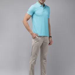 Arrow Sport Men Micro Ditsy Printed Slim Fit Low-Rise Trousers-image-34