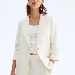 H&M Gathered-Sleeve Blazer-picture-7
