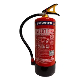 Detect Fire 9 Kg Fire Extinguisher ABC Powder MAP 90% Stainless Steel Red-42