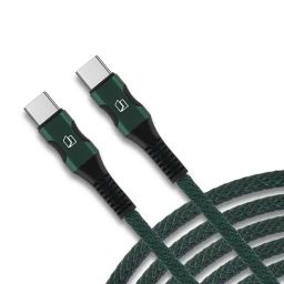 Neopack Duraflex 60W Type C to C Unbreakable Nylon Braided Charing Cable, 480Mbps Speed Data Cable for Apple iPhone 15, iPad, Samsung Galaxy, Tablets, Laptops (1.5 Mtr, Green)-22