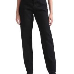 Calvin Klein Straight Denim Black Lightly Washed Mid Rise Jeans-image-83
