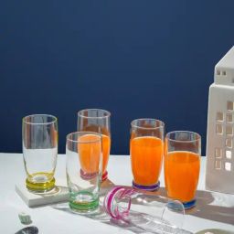 Luminarc Multicolor Cortina Highball Juice Glass - Set of 6 (330 ml)-picture-10