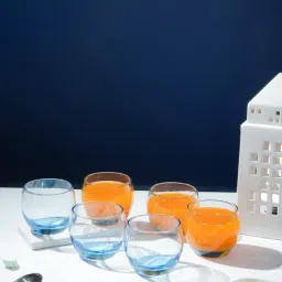 Luminarc Ice Blue Salto Old Fashioned Tumbler - Set of 6 (320 ml)-image-90