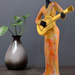 Zart Orange Religious Idol Showpiece-image-38