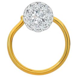 Kisna Diamond & Gold Jewellery 14k Gold & Diamond ElsieNosepin for Women-picture-0