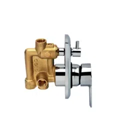 Parryware Agate Brass Chrome Finish Bottom Lever 3 Way Diverter with Concealed, T9968A1+T9969A1-image-79