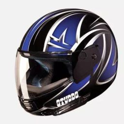 Studds N1 Black Large (580 mm) Flip Up-Full Face Helmet, Ninja D5 Decor-image-74