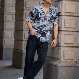 Powerlook Men Floral Opaque Printed Casual Shirt-picture-32