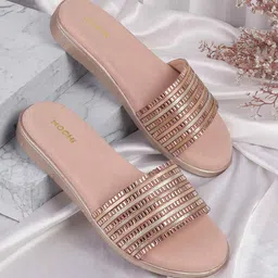 Mochi Women Ethnic Open Toe Flats-image-86