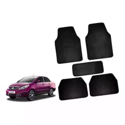 Auto Pearl CMBK113 Polyester Standard Mat for Mahindra Marazzo (Black)-image-35