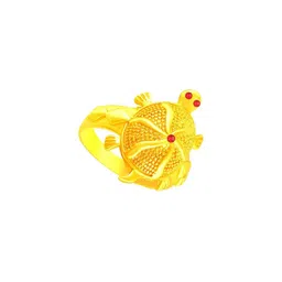 Dynamic Retail Global Tortoise Turtle Kachua Meru Ring for Men Women Boys Girl Vastu Fengshui Brass Gold Plated Ring ()-image-71