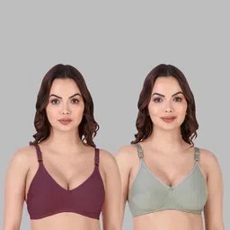Samvar Multi Cotton Non-Wired Non Padded Minimizer Bra-picture-46