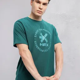 HRX by Hrithik Roshan Men Typography Printed Training T-shirt-image-83