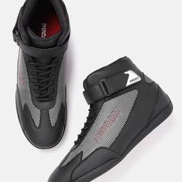 Ducati Men Mid-Top Striped Sneakers-1