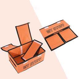 Kuber Industries Orange Set of 4 Regular Multi-Utility Organisers image 3