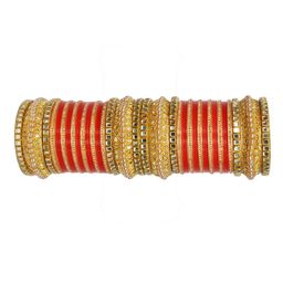 Chura king Set Of 54 Gold-Plated Bangles-image-96
