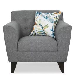 Urban Living Grey Elly 1 Seater Sofa-image-6