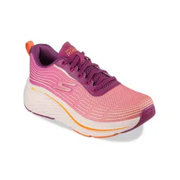 Skechers Women Colorblock Non-Marking Lace Ups Round Toe Running Shoes-17
