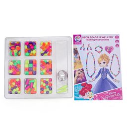 Disney Princess Neon Beads Jewellery Making Junior Set - Multicolor-image-3