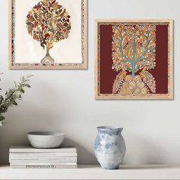 walllane Traditional Wall Art With Frame Home Decor Wall Painting For Living Room Office Bedroom-picture-11