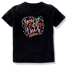 KAVEE Boys Bio Finish Typography Printed Round Neck Pure Cotton T-shirt-picture-47