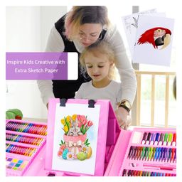 Bunie Artist Colour Set with Multiple Coloring Kit  208 Pcs Multicolour image 5