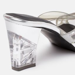 Anouk Block Heeled Sandals with Western Embellishment image 4