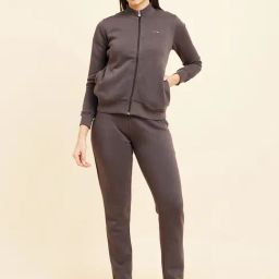 Sweet Dreams Smoke Grey Regular Fit Sports Jacket Track Pants Set-image-73