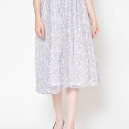 Scorpius White Floral Skirts-image-11