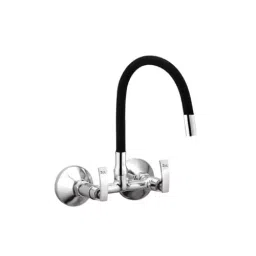 Zoie Viva Brass Chrome Finish Sink Mixer Tap with Swivel Spout, Z28045-image-57