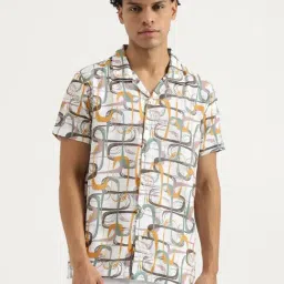 United Colors Of Benetton Multicolor Regular Fit Printed Shirt-image-16