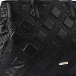 Code by Lifestyle Black Solid Handbag image 5