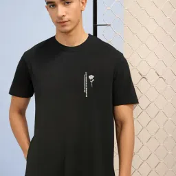Vimal Jonney Black Loose Fit Graphic T-Shirt-picture-49