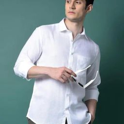 Crimsoune Club White Slim Fit Shirt-image-19