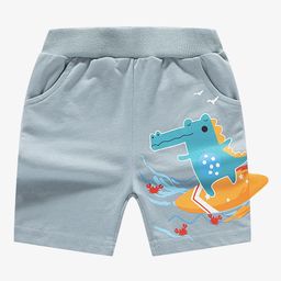 LULU & SKY Boys Printed High-Rise Shorts-image-83