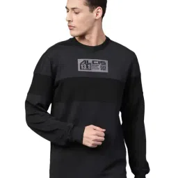 Alcis Grey Printed Full Sleeves Sweatshirt-picture-45