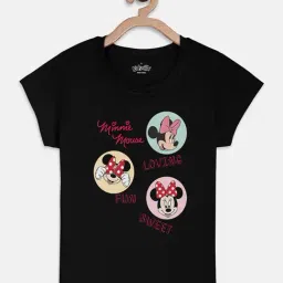 Mickey & Friends Printed Tshirt For Kids Girls-image-70