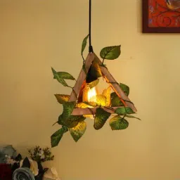Homesake Green & Brown Wood Ceiling Light - Set of 1-image-37