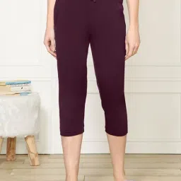 Van Heusen Purple Mid Rise Capris-picture-25