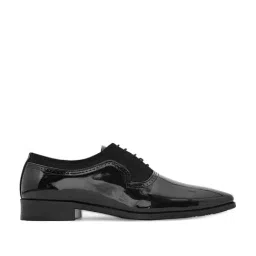 Hydes N Hues Men's Pitch Black Oxford Shoes-picture-12