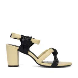 Elle Women's Yellow Ankle Strap Sandals-61