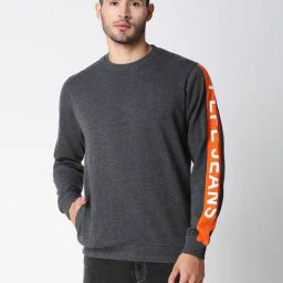 Pepe Jeans Grey Full Sleeves Round Neck Sweatshirt-picture-0