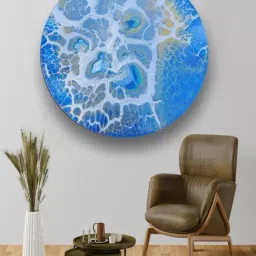 The Art House Abstract Multicolor Canvas Painting-18