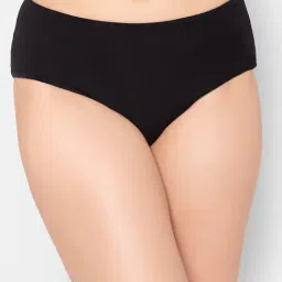 Clovia Black Cotton Hipster Panty-image-47