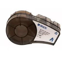 BRADY Continuous Label Roll Cartridge 1 1/2 inch x 14 ft White, 3PXX3-44