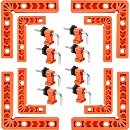 FLAMINGO ENTERPRISE Clamping Square Kit 90° High-Quality ABS Plastic Red (Pack of 8 Kit)-20